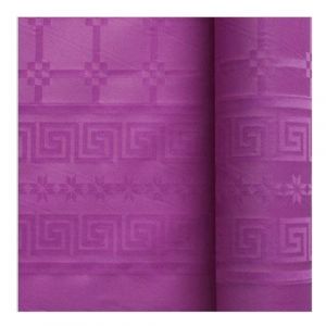 Nappe papier gaufr&eacute; 20x1.18m pourpre - dart 147014