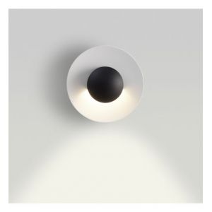 Applique d'extérieur en acier inoxydable noir et blanc IP65 Ginger 15 C - Marset