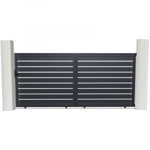 Casanoov - Portail aluminium coulissant vogel 400x180cm