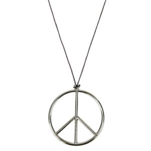 Ruedelafete Collier pendentif Hippie argent