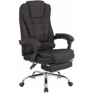 CLP Fauteuil de bureau Oxygen en Tissu ou Similicuir noir Tissu