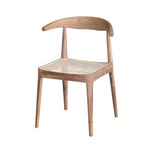 Image de Rendez Vous Déco Chaise en bois de teck et rotin - Sumba