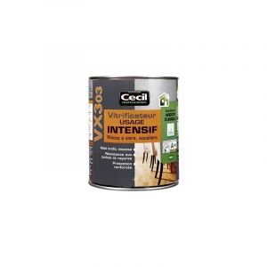 Image de Cecil Vitrificateur incolore satiné VX303 pour bois intérieur 2,5L