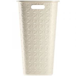 Curver Coffre &agrave; linge softex 56L - design &eacute;l&eacute;gant - l&eacute;g&egrave;re, empilable et pratique - 70% recycl&eacute; - taille spacieuse 59 x 43 x 34