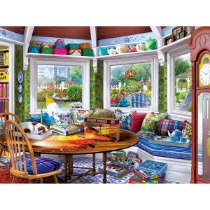 Master pieces Puzzle 550 pièces : Home Sweet Home - Le refuge des puzzleurs