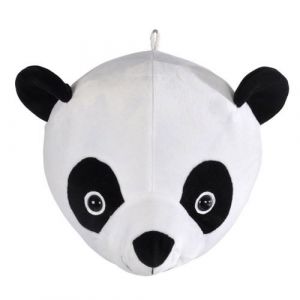 Trophée Mural Enfant Panda 25cm Blanc & Noir