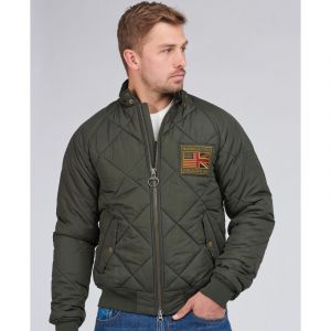 Barbour B.International Quilted Merchant - Manteau homme Sage M