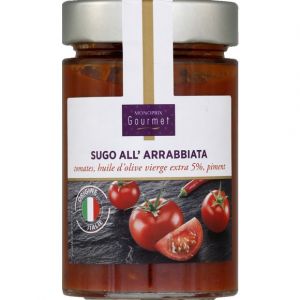 Monoprix gourmet Sauce All'Arrabbiata tomates, huile d'olive, piment