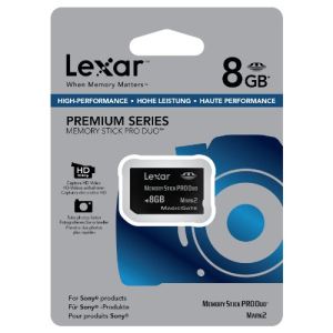 Lexar LMSPD8GBBBEU - Carte mémoire Memory Stick Pro Duo 8 Go