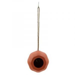Point-Virgule Mangeoire à Oiseaux Exterieur en Fibre de Bambou Orange (Cookstore BV, neuf)