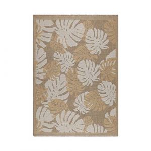 Jardindeco NO NAME - Tapis intérieur extérieur aspect jute jaune Tijuana 9062 170 x 120 cm