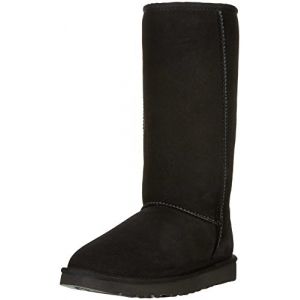 Image de UGG australia UGG Classic Tall, Peau De Mouton Bottes Femme, Noir (Nero), 39 EU