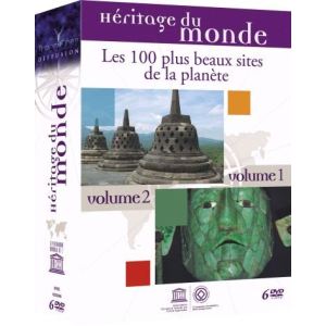 Coffret Héritage du monde : Les 50 plus beaux sites de la planète - Volumes 1 et 2