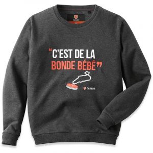 Image de Parade Sweat à message homme Bsweat, taille: XXXL, Anthracite,