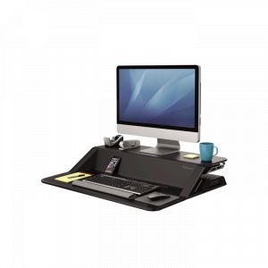 Fellowes 0007901 - Station assis-debout Lotus, coloris noir