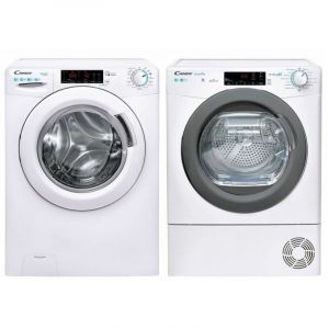 Image de Candy Pack Lave-linge Frontal 13kg 1400trs/min + S&egrave;che-Linge Condensation 10kg 66 Blanc