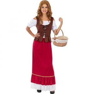 Déguisement aubergiste médiévale classique femme - Funidelia - Robe marron 100% polyester - Taille XL