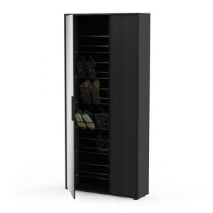 Demeyere Armoire à chaussure 2 portes Ebony