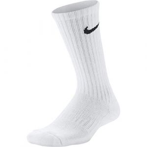 Nike 3 Paires De Chaussettes Junior Performance Crew Hautes Blanches