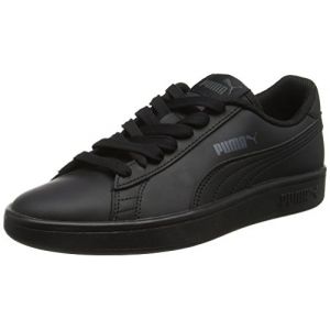 Puma Smash V2 L Jr, Sneakers Basses Mixte Enfant, Noir Black, 37.5 EU