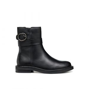 Geox Femme D Serilda D Bottes de Cheville, Noir, 39.5 EU