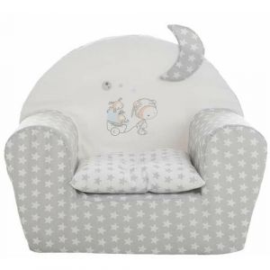 Child's Armchair Stars 44 x 34 x 53 cm Grey