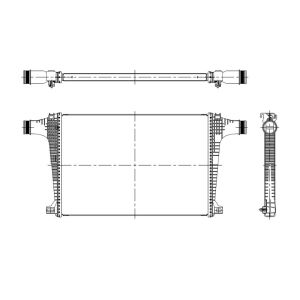 Image de NRF B.V. Intercooler, échangeur pour AUDI: Q7 (Ref: 309121)