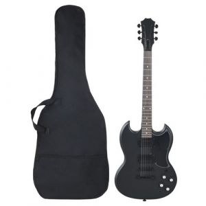 VidaXL Guitare électrique pour débutants avec sac noir 4/4 39