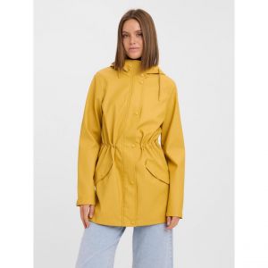 Vero Moda TALL Vmmalou Noos Tall Veste enduite, Ambre dor&eacute;, XS Femme