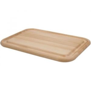 T&g Woodware PLANCHE A DECOUPER EN HETRE AVEC RIGOLE L37X25XH2CM NEURE NEUTRE