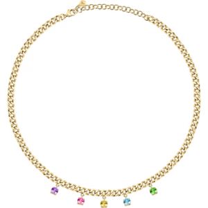 Morellato Collier pour femme en Acier serti de cristal - 0.014 g - taille : 387CM - SAUZ01