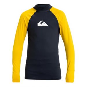 Quiksilver Everyday - Surf-tee manches longues UPF 50 pour Gar&ccedil;on 8-16 ans Bleu - Taille 12