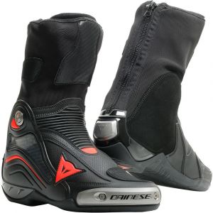 Image de Dainese Bottes Axial D1 Air - Black / Fluo Red - Taille EU 44