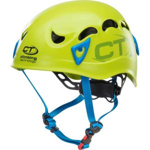 Climbing Technology Galaxy, Casque d'escalade Unisexe, Adulte, Vert/Bleu Clair, réglable de 50-61 cm