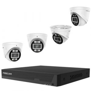 Foscam Kit vidéosurveillance ip 4 caméras FN9108E-T4-2T