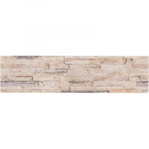VidaXL Panneaux muraux 3D 14 pcs blanc et rouge 100x25 cm eps
