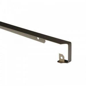 Profil de finition en aluminium pour jonction dangle de plan de travail - couleur champagne epaisseur 38mm largeur 67cm
