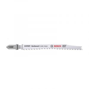 Bosch Lame de scie sauteuse EXPERT 'Hardwood 2-side clean' T 308 BF, 100 pces - 2608900546
