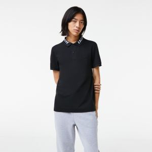 Lacoste Polo à manches courtes slim fit Noir - Taille L