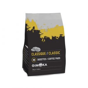Gimoka Caf&eacute; en Dosettes Souples - 36 Dosettes - M&eacute;lange Classic Intensit&eacute; 10/12 - Fabriqu&eacute; en Italie - Dosettes Compatibles avec les Machines Senseo