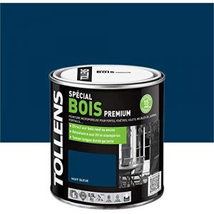 Image de Tollens Peinture bois extérieur / intérieur nuit bleue 0 5 L