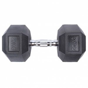 SPORTINATOR Haltère hexagonale de 20 kg