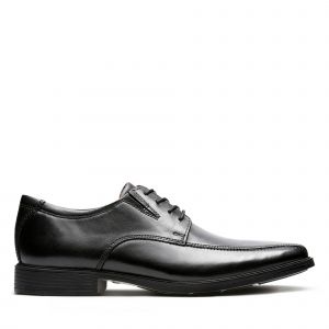 Clarks Tilden Walk Cuir noir - Taille 44½