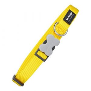 RedDingo Collier pour Chien Lisse Jaune (1,2 x 20-32 cm)