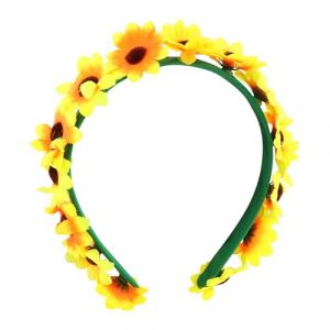 Image de Ruedelafete Serre-T&ecirc;te Tournesol hippie