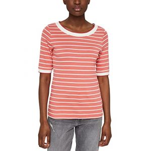 Esprit 991ee1k308 T-Shirt, 645/corail, M Femme