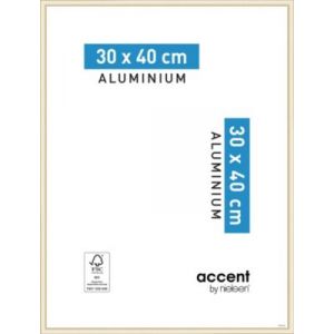 Nielsen design CADRE ALU ACCENT 30x40 OR MAT FSC2