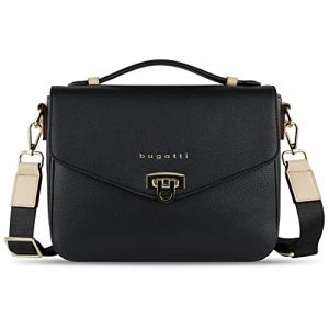 Bugatti Umhängetasche Ella Classic Bag Handtaschen 1 ct Schwarz Damen (90.89 € / 1 ct)