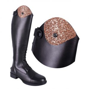 Top échangeables pour bottes d'équitation QHP Romy Sparkle