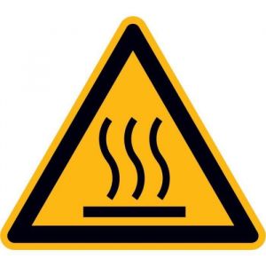 Image de FP Panneau d'avertissement Risque de brulure 50mm - autocollants - 10 unit&eacute;s